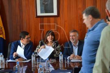 Reunión en Telde sobre la GC-1 (Foto TA)